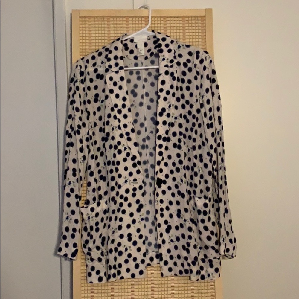 H&M spotted blazer